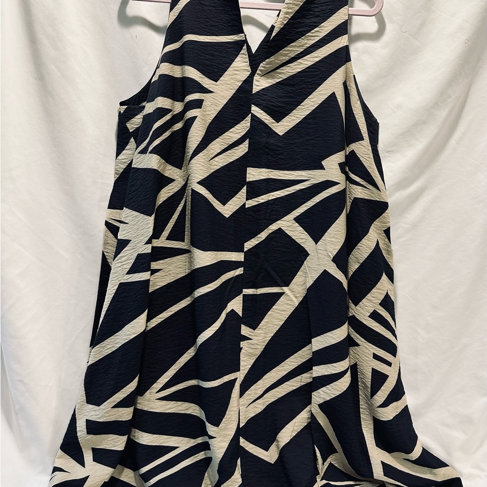 Banana Republic Black and Tan Dress